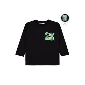 Civil Boys Stay Brave Baskılı 2-5 Yaş Siyah Sweatshirt