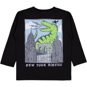 Civil Boys Stay Brave Baskılı 2-5 Yaş Siyah Sweatshirt