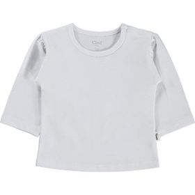Civil Düz Basic 6-18 Ay Beyaz Bebek Sweatshirt