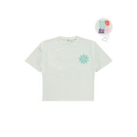 Civil Girls 10-13 Yaş Ekru Kız Çocuk T-shirt