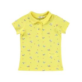 Civil Girls 18973828124S1-2 Sarı Kız Çocuk T-shirt
