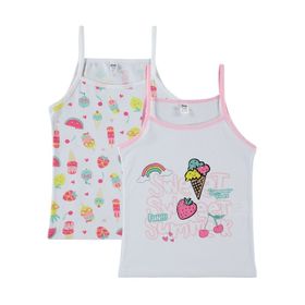 Civil Girls 2-10 Yaş Kız Çocuk 2'li Atlet Set