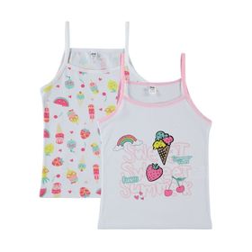 Civil Girls 2-10 Yaş Kız Çocuk 2'li Atlet Set