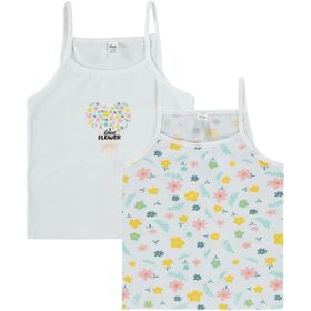 Civil Girls 2-10 Yaş Kız Çocuk 2'li Atlet Set