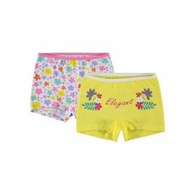 Civil Girls 2-10 Yaş Kız Çocuk 2'li Boxer Set