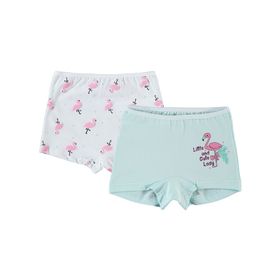 Civil Girls 2-10 Yaş Kız Çocuk 2'li Boxer Set