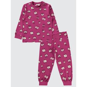 Civil Girls 22K34104424W1 Leylak Pusu Renk Kız Çocuk Pijama Takımı