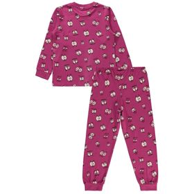 Civil Girls 22K34104424W2 Leylak Pusu Renk Kız Çocuk Pijama Takımı