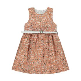 Civil Girls 26395413124S1-2 İtalyan Karamel Renk Kız Çocuk Elbise