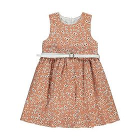 Civil Girls 26395413124S1-2 İtalyan Karamel Renk Kız Çocuk Elbise