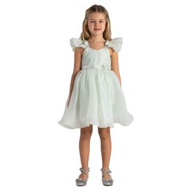 Civil Girls 37D56256624S1-1 Açık Yeşil Kız Çocuk Abiye