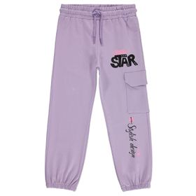 Civil Girls Dijital Lavanta Kız Çocuk Pijama Takımı