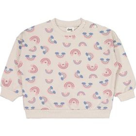 Civil Gökkuşağı Empirme 6-18 Ay Açık Taş Bebek Sweatshirt