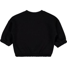Civil Kalp Nakışlı Basic 6-18 Ay Siyah Bebek Sweatshirt