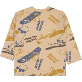 Civil Kaykay Baskılı 6-18 Ay Açık Taş Bebek Sweatshirt