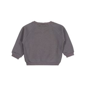 Civil Keep Smiling Etiketli Basic 6-18 Ay Gri Bebek Sweatshirt