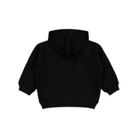 Civil Keep Smiling Etiketli Basic 6-18 Ay Siyah Bebek Sweatshirt
