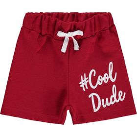 Civil Tough Kid Baskılı 2-5 Yaş Kırmızı Erkek Çocuk Kapri