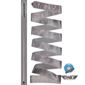 Ciwaa CWA128 Beyaz Fig Onaylı Ritmik Cimnastik Kurdelası ve Sopası