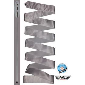 Ciwaa CWA128 Beyaz Fig Onaylı Ritmik Cimnastik Kurdelası ve Sopası