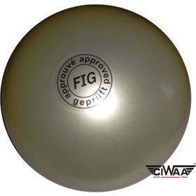 Ciwaa CWA158 - Beyaz 420 Gr Fig Onaylı Ritmik Cimnastik Topu