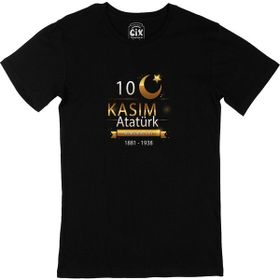 Cix 10 Kasım Atatürk Hatırası Memorial Siyah T-shirt