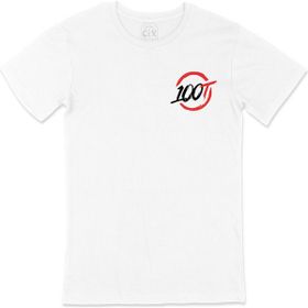 Cix 100 Thieves Cep Logo Tasarımlı Beyaz Erkek T-shirt