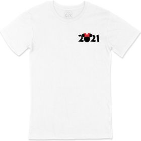 Cix 2021 Tasarımlı Cep Logo Tasarımlı Beyaz Erkek T-shirt