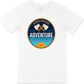 Cix Adventure 2021 Beyaz Erkek T-shirt