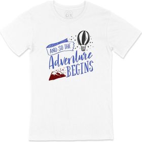 Cix Adventure Begins Beyaz Erkek T-shirt