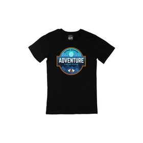 Cix Adventure Camp Siyah Erkek T-shirt