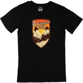 Cix Adventure Club Siyah Erkek T-shirt