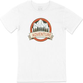 Cix Adventure Macera Beyaz Erkek T-shirt