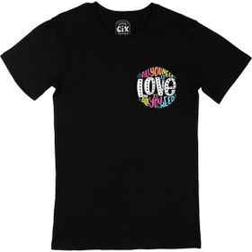 Cix All You Need Love Cep Logo Tasarımlı XL Siyah Erkek T-shirt