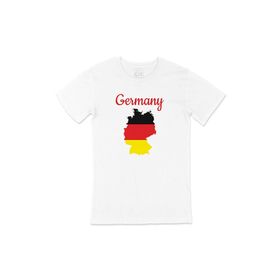 Cix Almanya Haritalı ve Bayraklı T-shirt