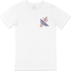 Cix Amerika Şehir İsimli Cep Logo Tasarımlı Erkek T-shirt