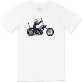 Cix Amerikan Motorcu Kurukafa T-shirt