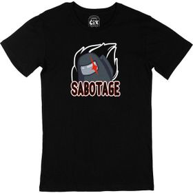 Cix Among Us Sabotage Siyah T-shirt