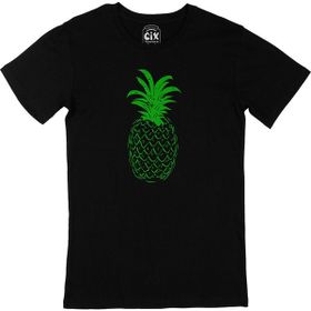 Cix Ananaslı Siyah T-shirt