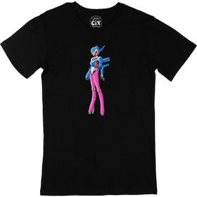 Cix Anime Robot Siyah T-shirt
