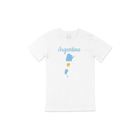 Cix Arjantin Haritalı ve Bayraklı T-shirt