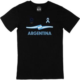 Cix Arjantin Tokyo 2020 Olimpiyatları Siyah T-shirt