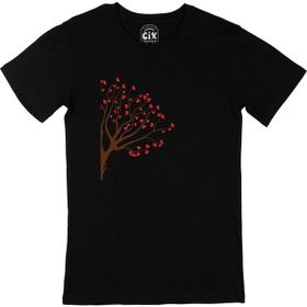 Cix Aşk Ağacı XXL Siyah Erkek T-shirt