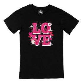 Cix Aşk Meleği Siyah Erkek T-shirt