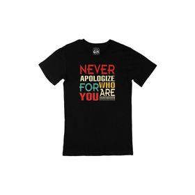 Cix Asla Özür Dileme Siyah T-shirt