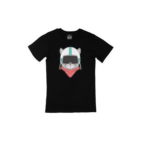 Cix Astronot Kedi Siyah T-shirt
