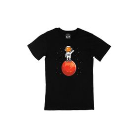 Cix Astronot Merhaba Dünya Siyah T-shirt