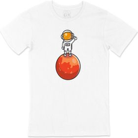 Cix Astronot Merhaba Dünya Siyah T-shirt