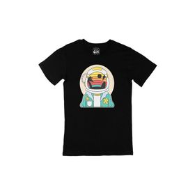 Cix Astronot Uzayda Siyah T-shirt
