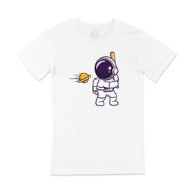 Cix Astronot ve Beyzbol T-shirt